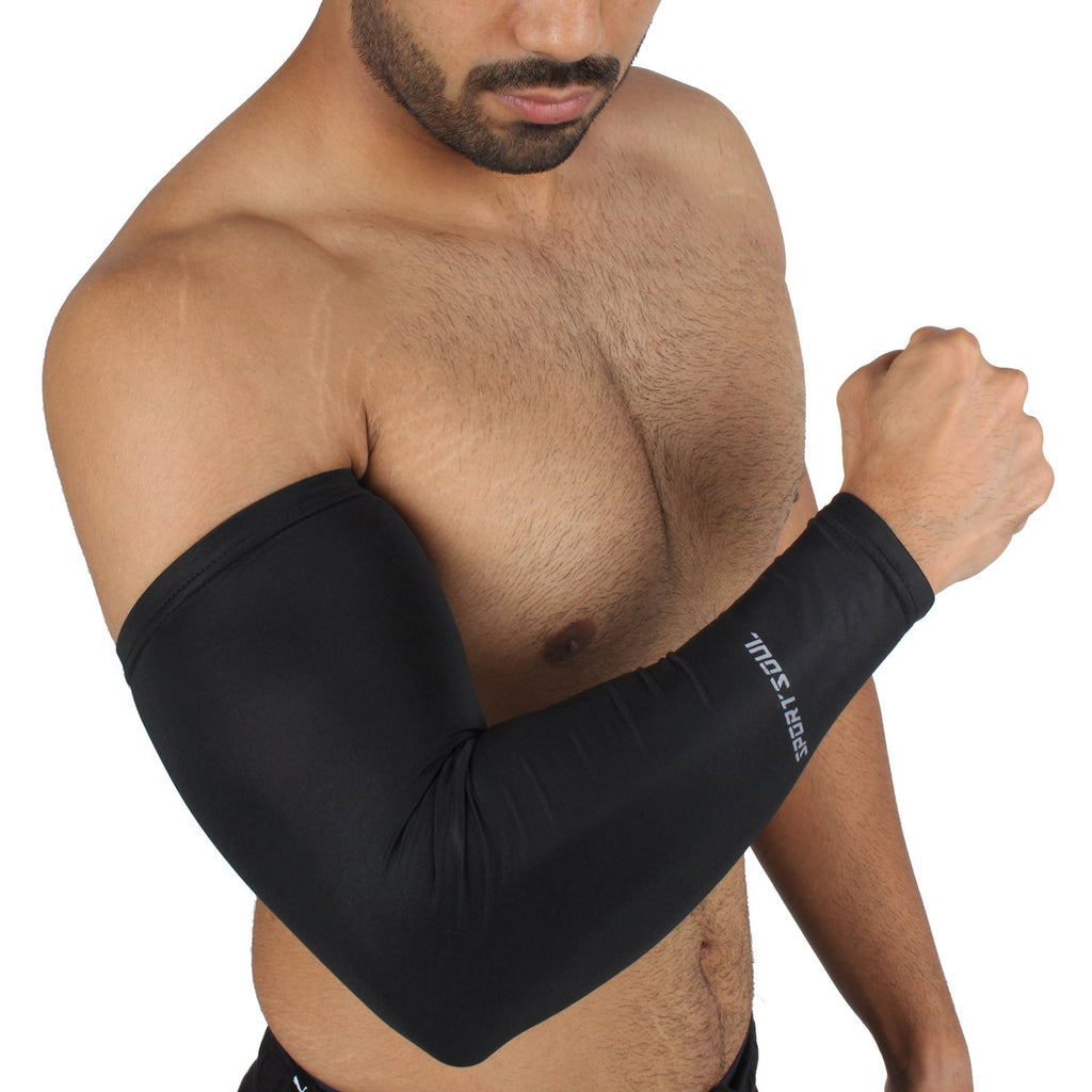 Buy Compression Arm Sleeves for Men (1 pair), UV Sun Protective