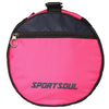 SportSoul Polyester Gym Bag with Shoe Pocket (Pink)