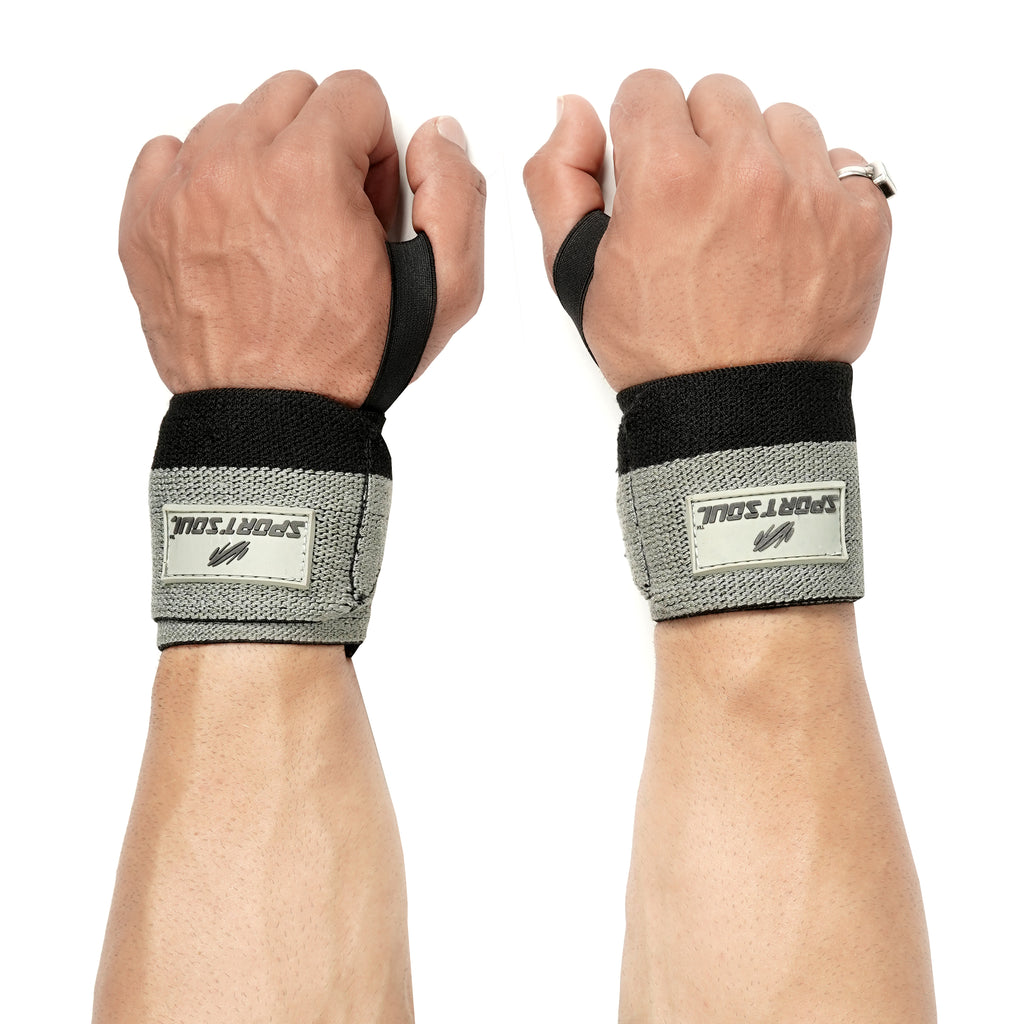 SportSoul Premium Wrist Band with Thumb Support ( 1 Pair ) 
